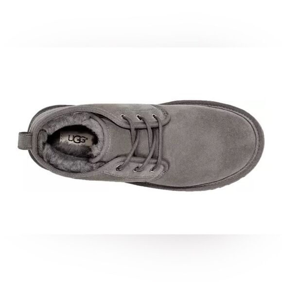 UGG Men's Neumel Suede Casual Boots Slippers in Grey - Picture 2 of 4